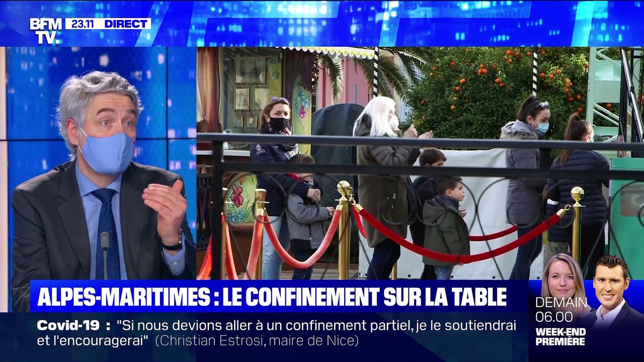 Alpes-Maritimes: le confinement sur la table ...