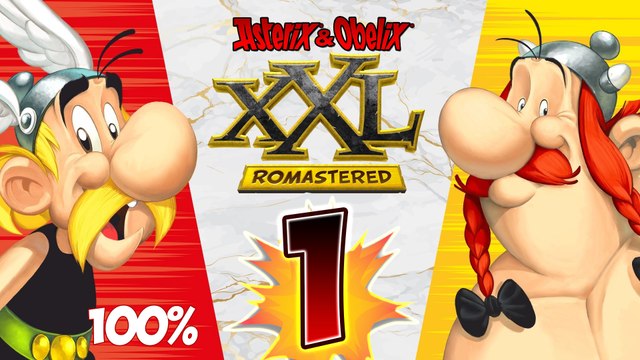 Asterix & Obelix XXL Romastered Walkthrough Part 1 (PS4) 100% - Gaul