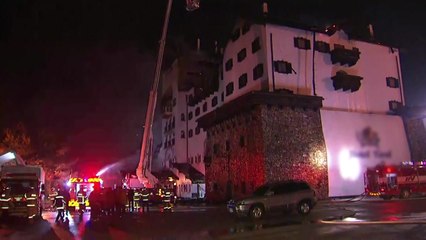 전북 무주 리조트 내 호텔 화재 5시간 만에 진화..."89명 전원 대피" / YTN