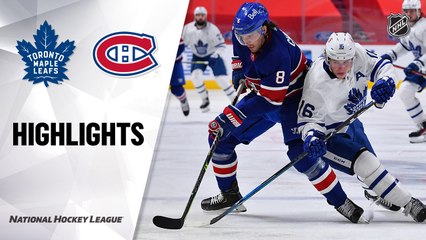 Maple Leafs @ Canadiens 2/20/21 | NHL Highlights