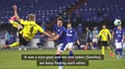 Volley against Schalke my best Bundesliga goal - Haaland