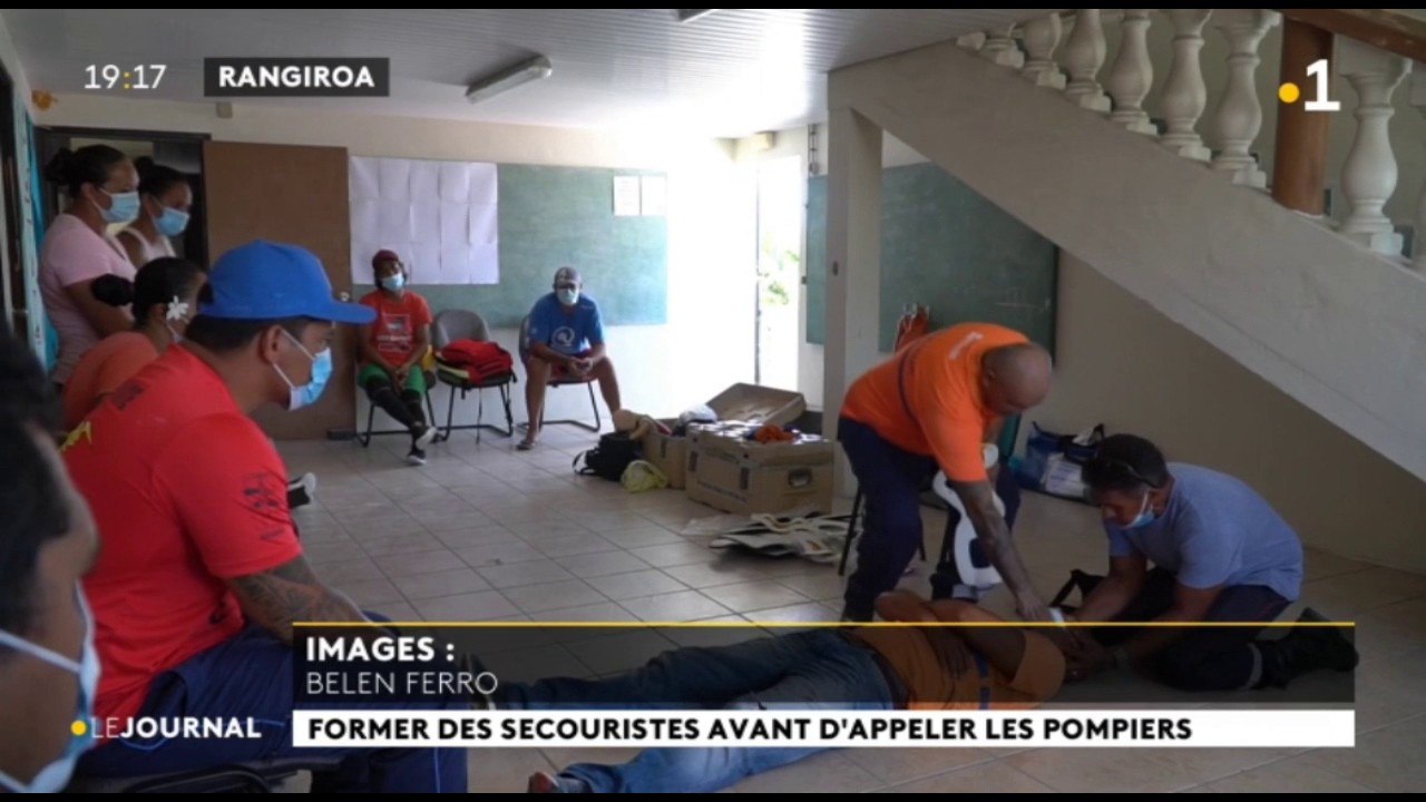 Formation au secourisme à Rangiroa