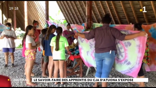 Les élèves du CJA d’Atuona exposent