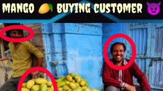 [CCTV CAMERA CAPTURE] HOW TO CHEAT MANGO  SELLER PERSON‍♂️WITH  MANGO  BUYING CUSTOMER 
