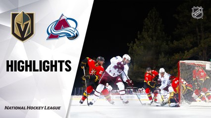 Golden Knights @ Avalanche 2/20/21 | NHL Highlights