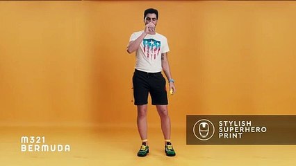 Blast your way into the Flexiverse with the Iron Man Shorts | Sporto Flexiwear