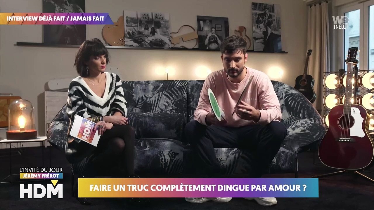 Jérémy Fréot raconte comment il a demandé la main de Laure Manaudou dans l'émission "L'hebdo de la musique" sur W9.