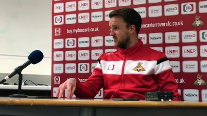 James Coppinger on the day in his honour at Doncaster Rovers