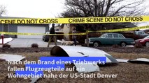 Flugzeugteile stürzen auf Wohngebiet nahe US-Stadt Denver