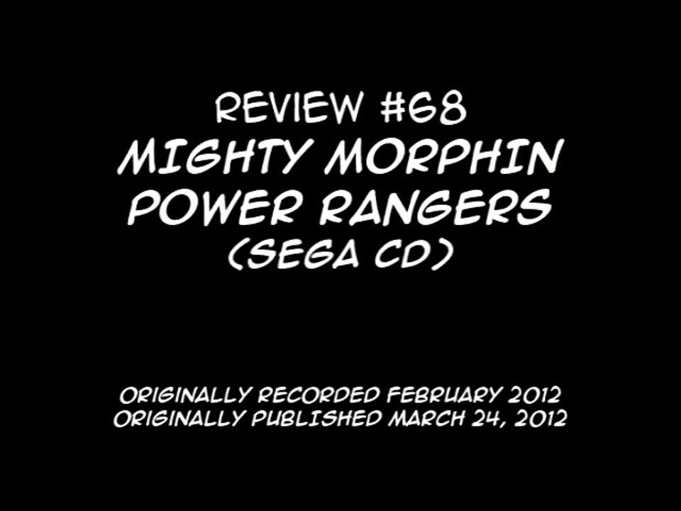 Review 68 - MMPR (Sega CD)