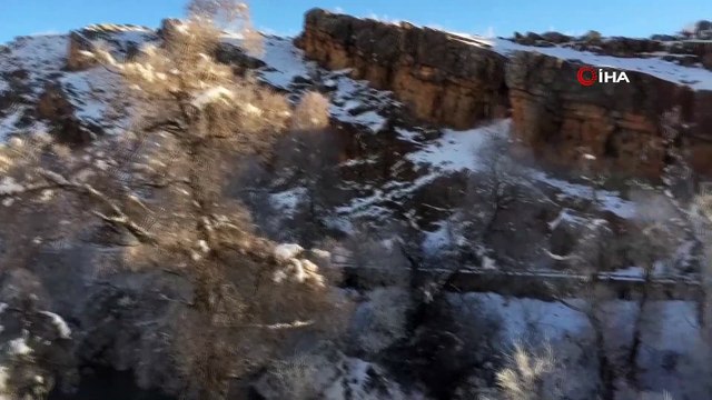 Tufanbeyli Sibirya'ya döndü.. Sıcaklık eksi 21 dereceye kadar düştü