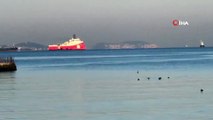 'Barbaros Hayrettin Paşa' Sismik Araştırma Gemisi Tuzla Limanı'na Geldi