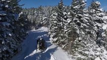 KARABÜK - Kar nedeniyle kapanan 5 bin 230 kilometre köy yolunda çalışma yürütüldü