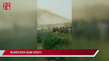 Nijerya'da uçak düştü
