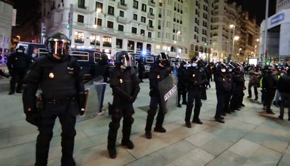 Exitoso operativo policial impidió que elementos de ultra-izquierda reventaran Madrid