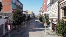 SAKARYA - Doğu Marmara ve Batı Karadeniz'deki illerin cadde ve sokaklarında sessizlik hakim
