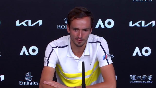 Open d'Australie 2021 - Daniil Medvedev : Novak Djokovic, Rafael Nadal, Roger Federer ... They are the cyborgs of tennis