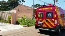 Corpo de Bombeiros atende vítima de agressão no Bairro Cataratas