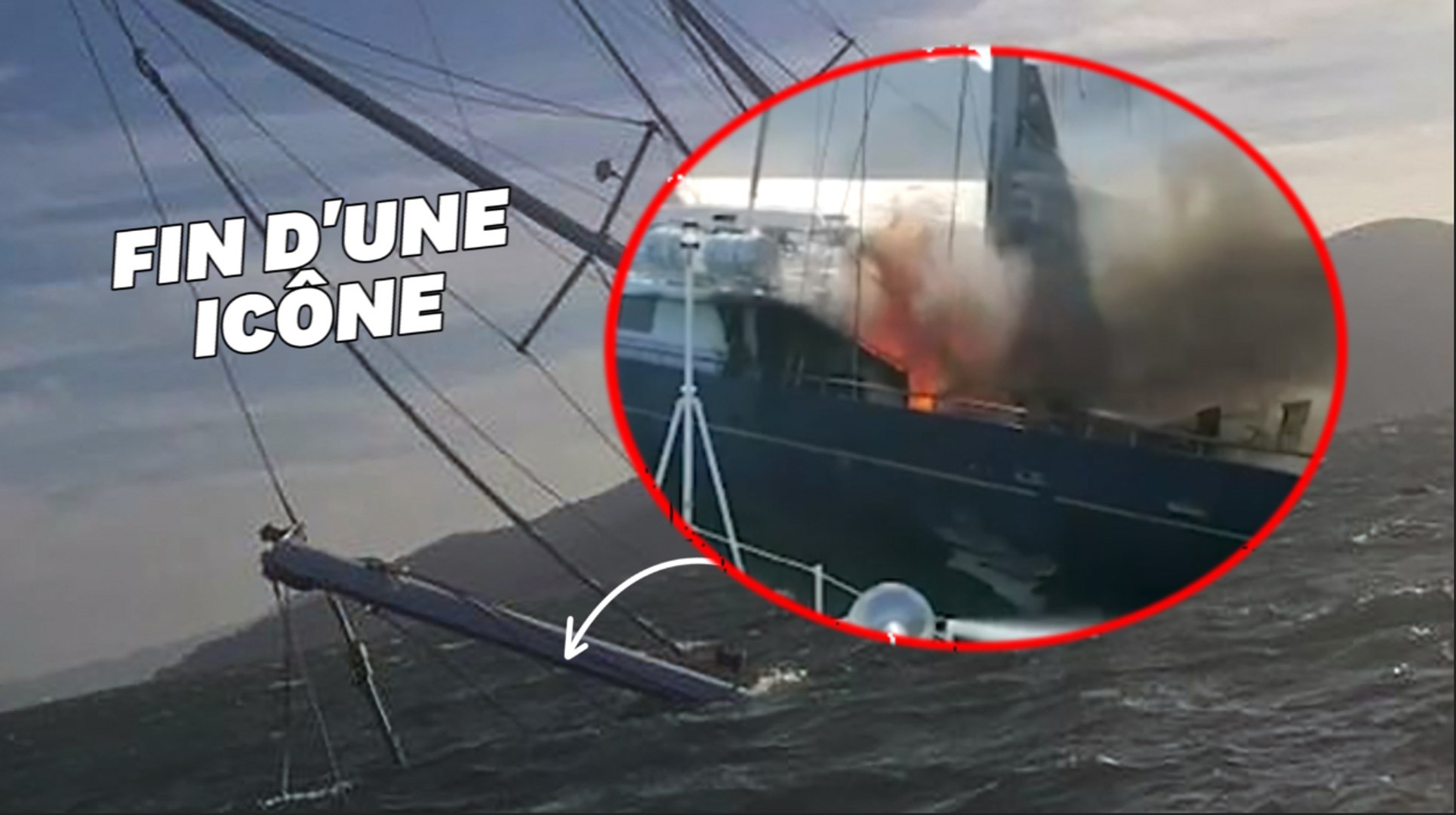 Le Phocéa, l'ancien yacht de Bernard Tapie, a coulé en Malaisie - Vidéo  Dailymotion