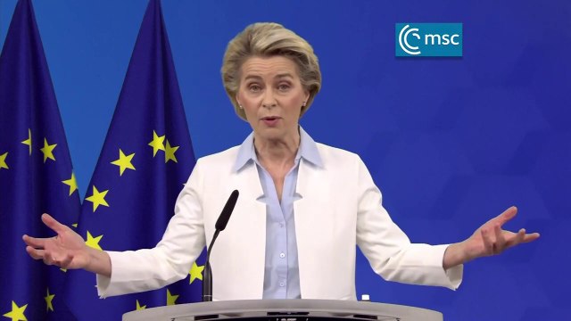 Von der Leyen EU debates the new Transatlantic agenda at 2021 Munich Security Conference