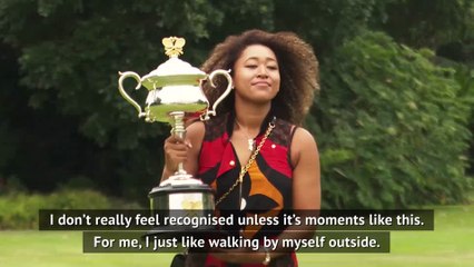 Скачать видео: 'I'm not a LeBron James' - Aus Open champ Osaka downplays stardom