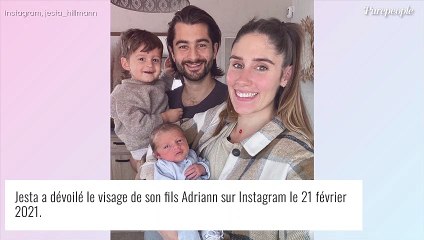 Jesta Hillmann dévoile enfin le visage de son fils Adriann, "notre blond aux yeux bleus"