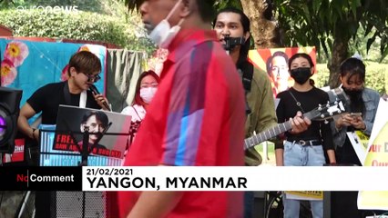 Trotz des Todes von zwei Demonstrierenden: Neue Proteste in Myanmar