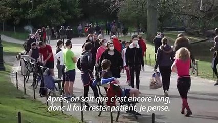 Les Parisiens profitent du beau temps