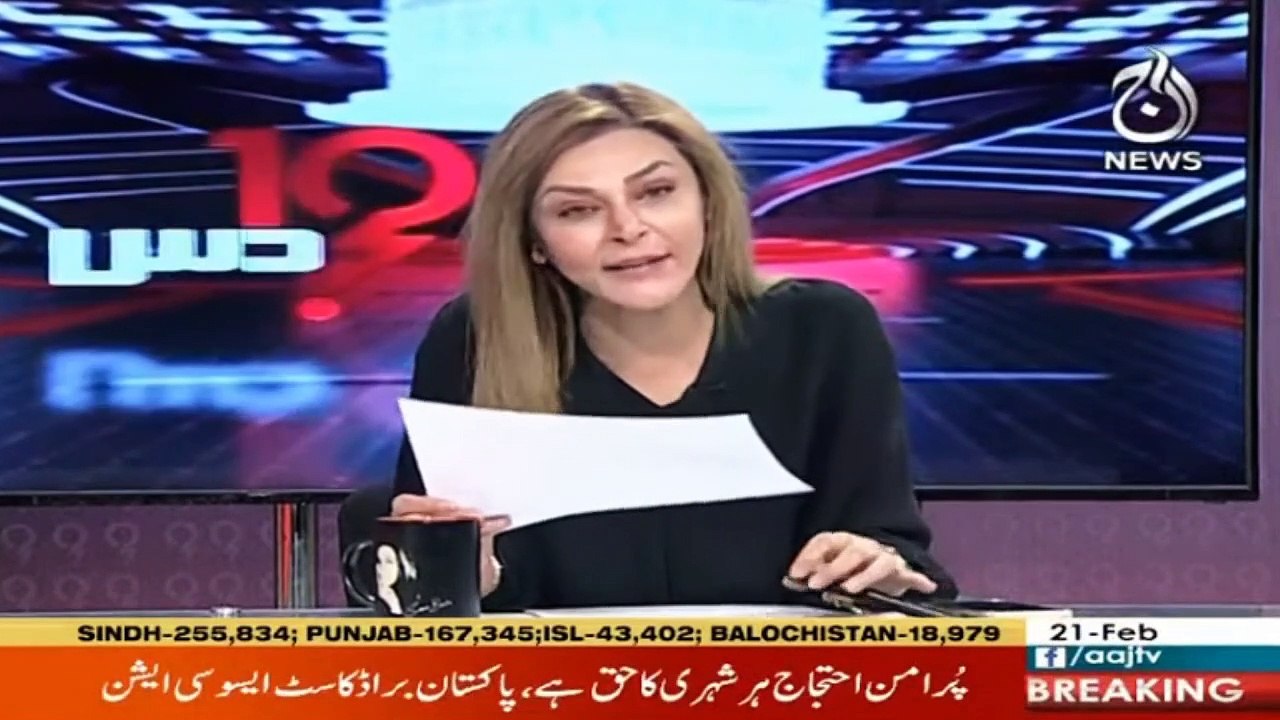 Dus With Sana Bucha | ٖFayyaz Ul Hasan Chohan | 21st Feb 2021 | Aaj News | Part 1