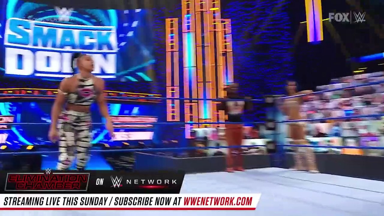 Belair, Banks & Reginald vs. Baszler, Jax & Bayley_ SmackDown, Feb. 19, 2021