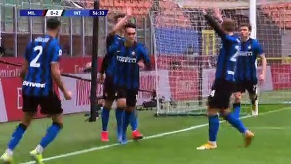 Lukaku goal  celebration after scoring against Ac Milan