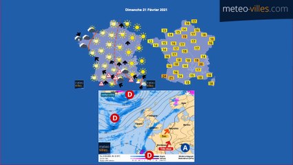 bulletin meteo du dimanche 21 févreir 2021