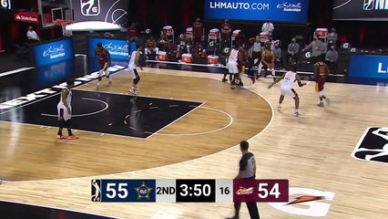Devon Dotson scores and draws the foul