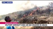 How Nigerian military aircraft King Air 350 crashed in Abuja