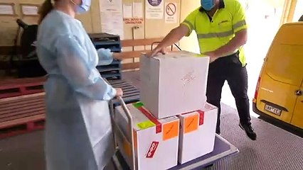 Batches of Pfizer vaccine arrive in Victoria on Sunday