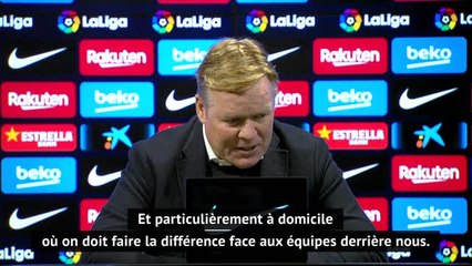 24e j. - Koeman : "Inacceptable de perdre 5 points contre Cadix"