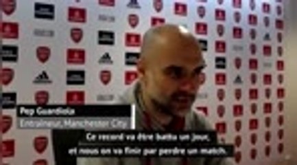 25e j. - Guardiola : "Pas le temps de penser au record, on veut être champion"