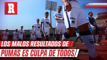 Andrés Lilini: 'La baja en el rendimiento de Pumas es responsabilidad del técnico y de los jugadores'