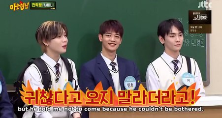 Key doesn't accept male visitors, Kim Young Chul mistreated Onew & Key | KNOWING BROS EP 268