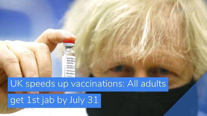 UK speeds up vaccinations: All adults get 1st jab by July 31, and other top stories in business from February 22, 2021.