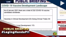 Laging Handa | Update sa sitwasyon ng vaccine approval sa bansa