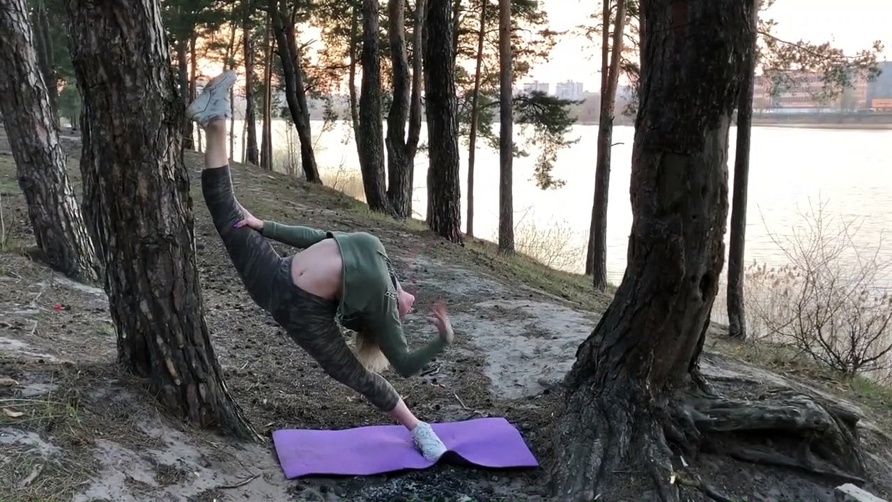 nouveau Splits Stretch Routine Contorsionniste Contorsion Gymnastique et flexibilité