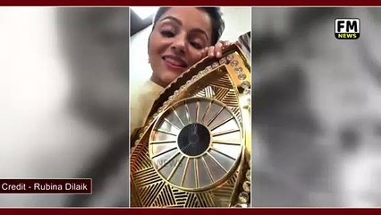 Rubina Dilaik Live after winning Biggboss 14 Trophy