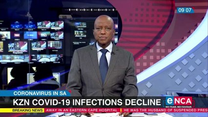 KZN COVID-19 infections declining