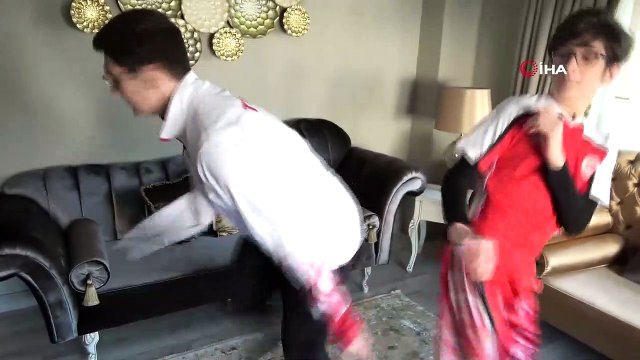 Cumhurbaşkanı'ndan sporcu bursu belgesini aldı, gözünü olimpiyatlara dikti