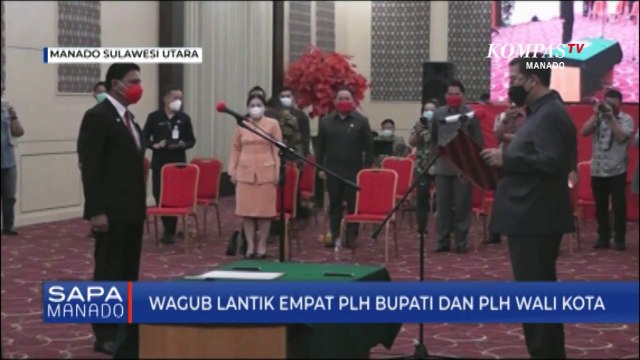 Wagub Lantik Empat Plh Bupati Dan Plh Wali Kota