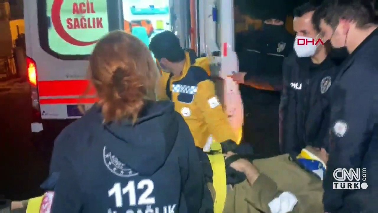 Polis kapıyı çaldı, camdan atlayan iki kişinin bacağı kırıldı
