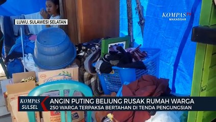 250 Korban Puting Beliung Bertahan Di Tenda Pengungsian