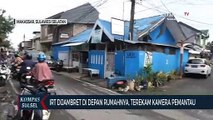 Ibu-Ibu Dijambret Depan Rumahnya di Makassar, Terekam Kamera Pemantau
