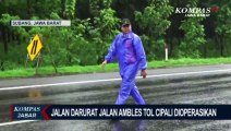 Jalur Darurat Diaktifkan, Atasi Amblasnya Tol Cipali